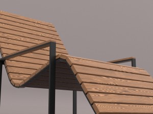 garden sun chair 3D-Modell