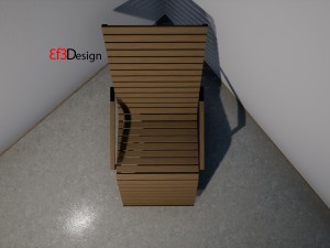 garden sun chair 3D-Modell