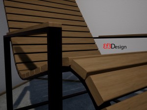 garden sun chair 3D-Modell