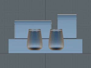 kitchen containers for coffee - tea - sugar - salt 3D मॉडल