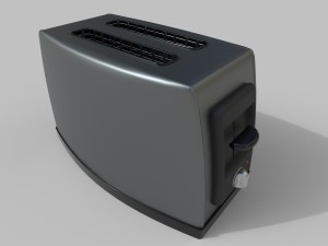 toaster and blender 3D 模型