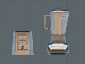 toaster and blender 3D 模型