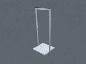 garden shower 3D 模型