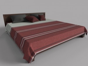 ethnic bed 3D Model