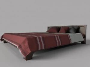 ethnic bed 3D Model