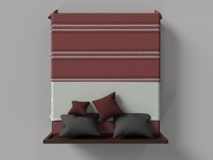 ethnic bed Modelo 3D