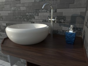 ethnic sink cabinet 3D Model