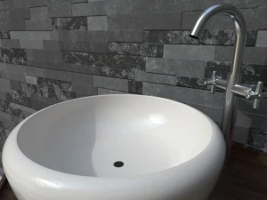 ethnic sink cabinet 3D Model
