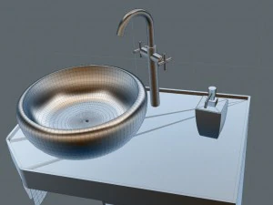 ethnic sink cabinet 3D Model