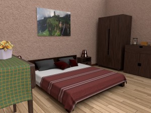 bedroom 3D 模型