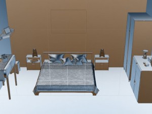 bedroom 3D 模型