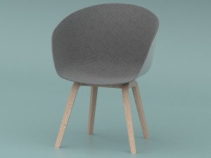 office table and chairs 3D 模型