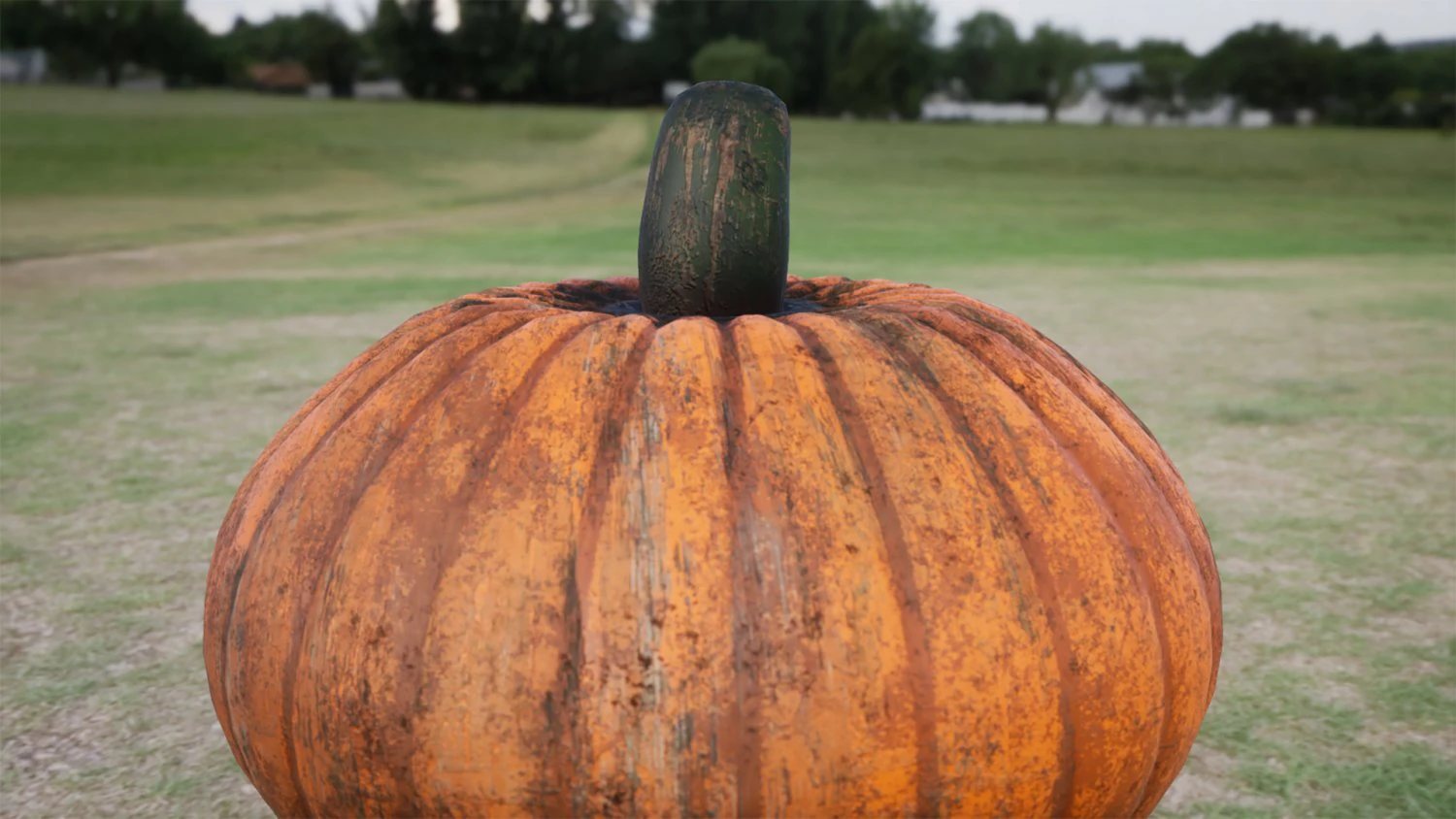 realistic pumpkin 3D Model .c4d .max .obj .3ds .fbx .stl .blend 
