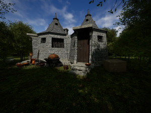 hagrid hut from harry potter 3D Model