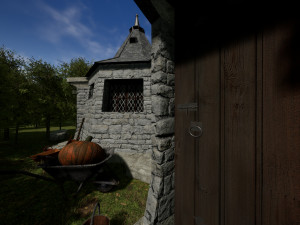 hagrid hut from harry potter 3D Model