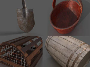 farmer tools pack 1 3D Model