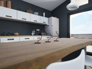 contemporary kitchen 3D Model