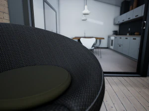 contemporary kitchen 3D Model
