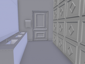 men and women restrooms Modelo 3D