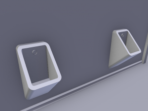 men and women restrooms Modelo 3D
