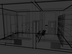 men and women restrooms Modelo 3D