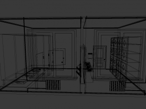 men and women restrooms Modelo 3D