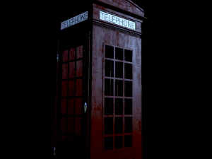 cabina telefonica Modello 3D