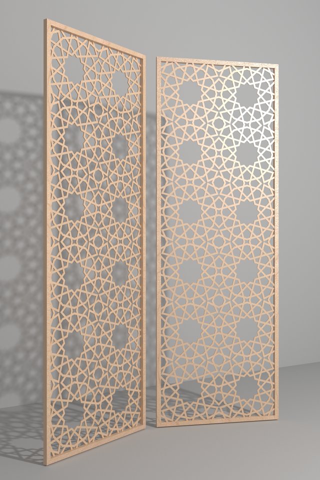 moucharabia Model 3D .c4d .max .obj .3ds .fbx .stl .blend
