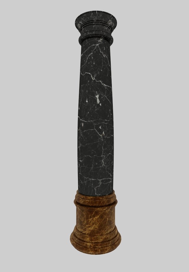 column 3D 模型 .c4d .max .obj .3ds .fbx .stl .blend 