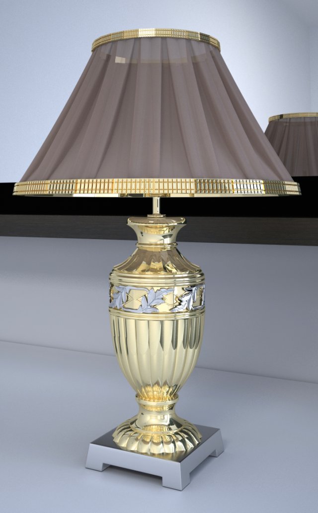 table lamp 3D Модель .c4d .max .obj .3ds .fbx .stl .blend 