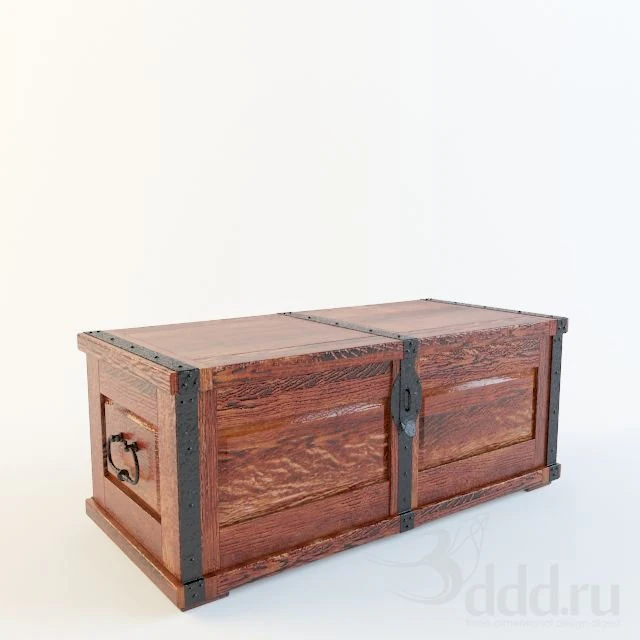 vecchio Kufer Modello 3D .c4d .max .obj .3ds .fbx .stl .blend 