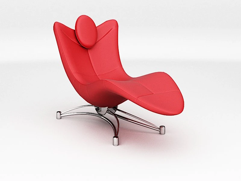lounge chair 3D Model .c4d .max .obj .3ds .fbx .stl .blend