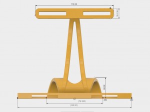support for the tablet Model Cetak 3D