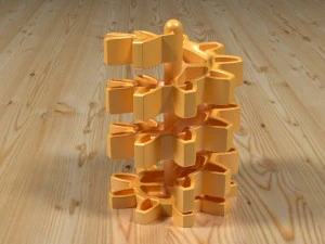 dişli &ccedil;ark 3D Baskı Modeli