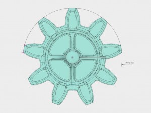 gear wheel Modelo de Impressão 3D