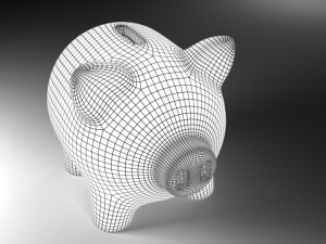 pig coin bank 3Dモデル