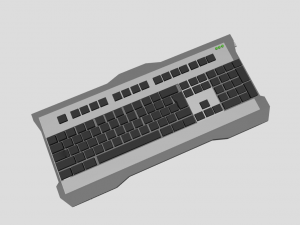 gaming keyboard 3D-Modell