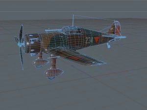 fokker d 21 3D Model