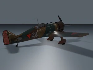 fokker d 21 3D Model