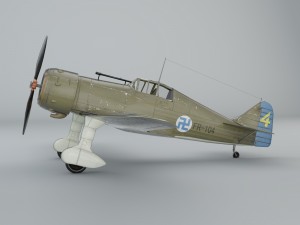 fokker d 21 3D Model
