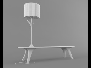 bench lamp 3Dモデル
