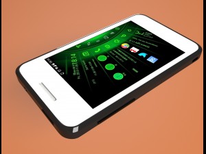 smartphone alcatel 3D 모델