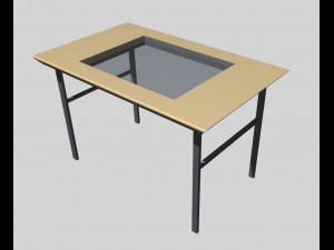 simple caffee table 3D Model