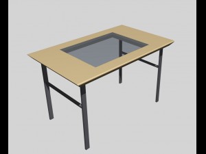simple caffee table 3D Model
