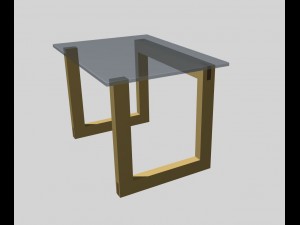 simple caffee table 3D Модель
