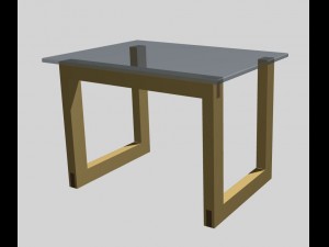 simple caffee table 3D Модель