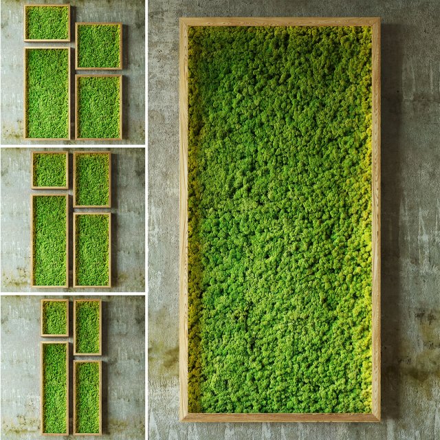 mosswalls 3D Model .c4d .max .obj .3ds .fbx .stl .blend
