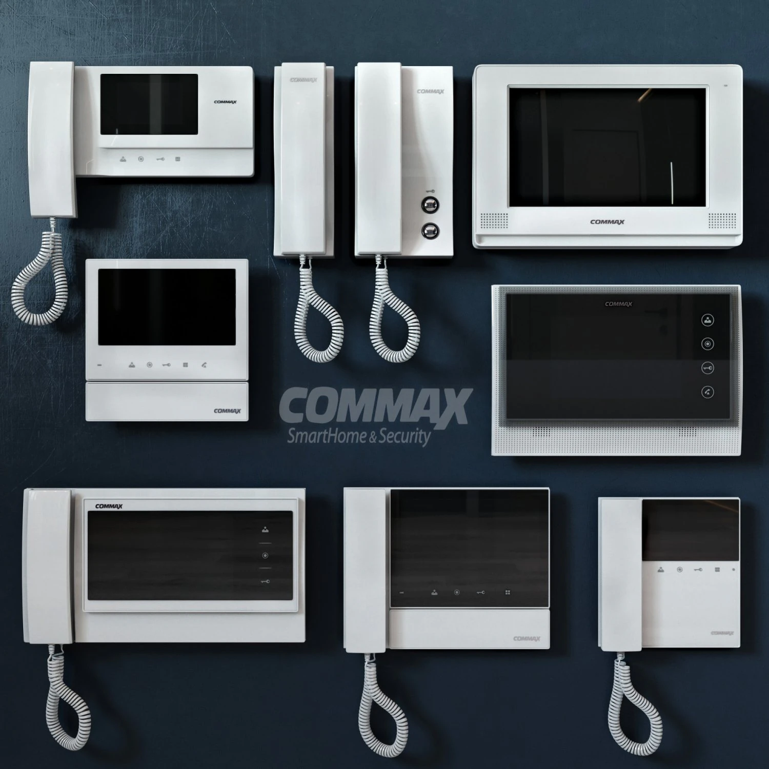 intercom commax 3D Model .c4d .max .obj .3ds .fbx .stl .blend