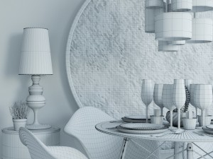 loft design set 3D 모델