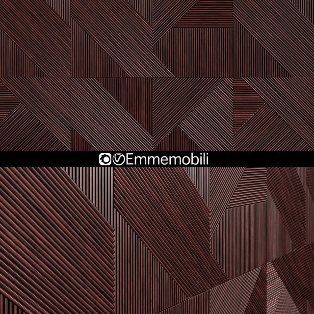 emmemobili stripes boiserie panels Modelo 3D .c4d .max .obj .3ds .fbx .stl .blend